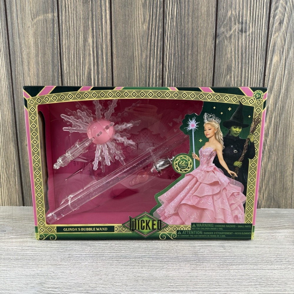 WICKED: GLINDA'S  BUBBLE WAND 22" LONG THE NOBLE COLLECTION NEW IN BOX